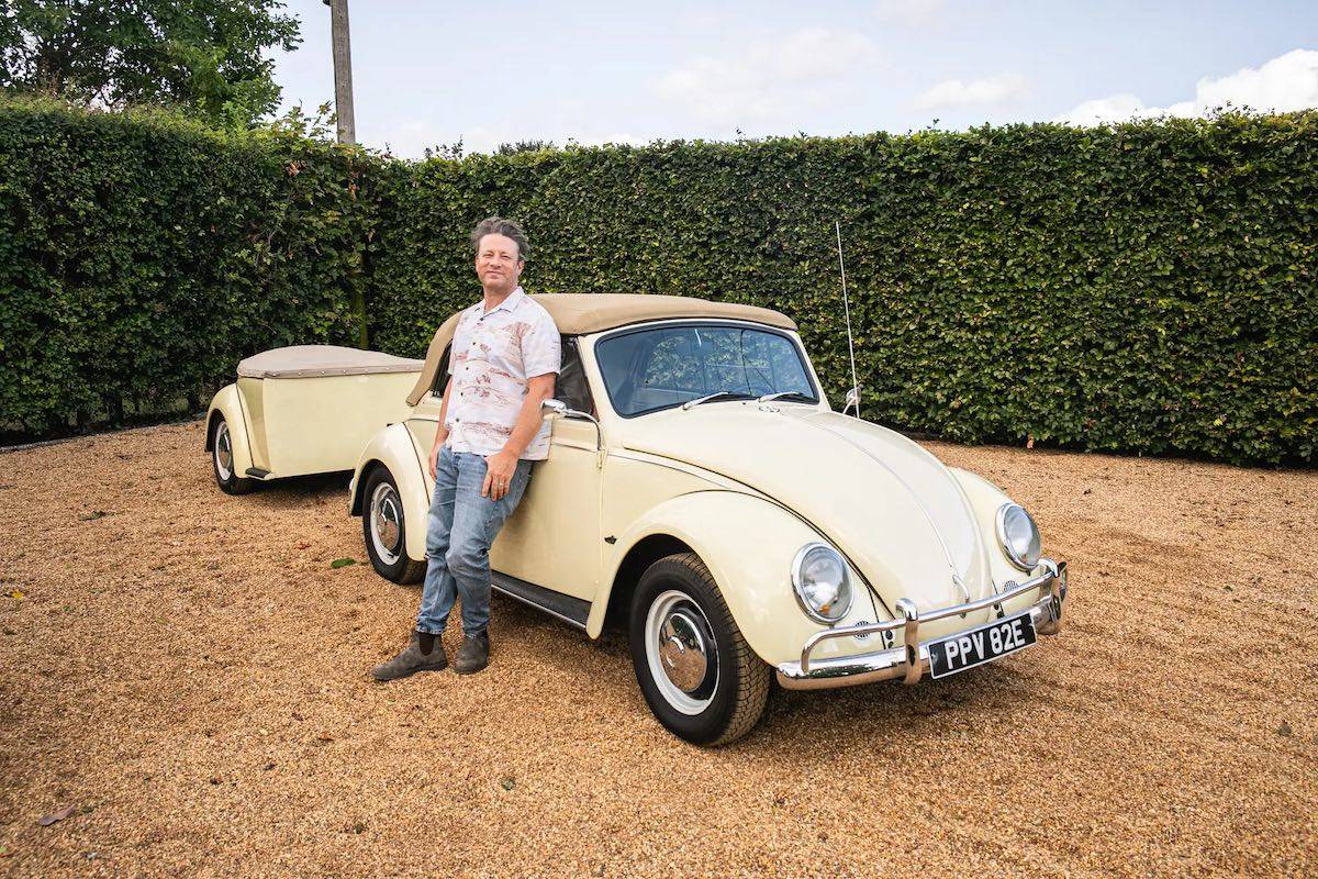 Jamie Oliver's 1967 Volkswagen Beetle 1500 Convertible and Bespoke Retail Trailer